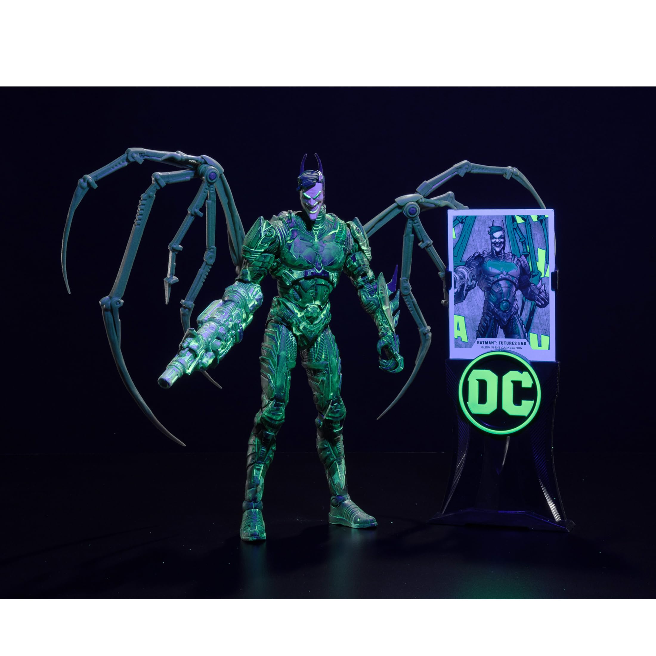 McFarlane DC Multiverse Batman Futures End GITD action figure Gold Label