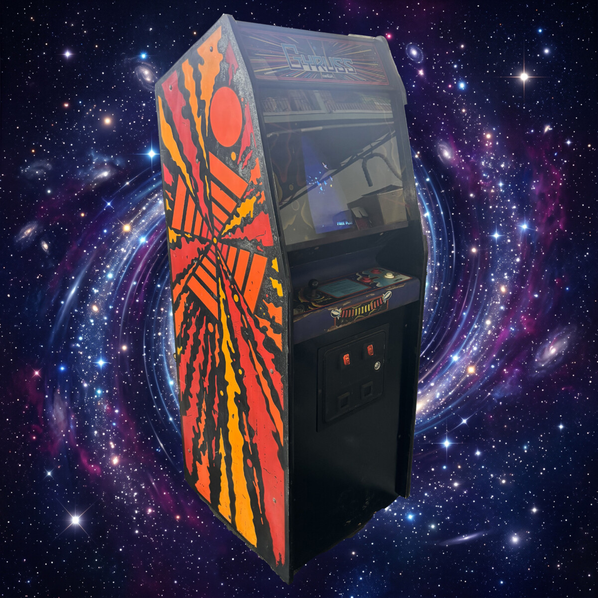 Arcade Story Sparatutto Gyruss cabinato arcade sparatutto spaziale