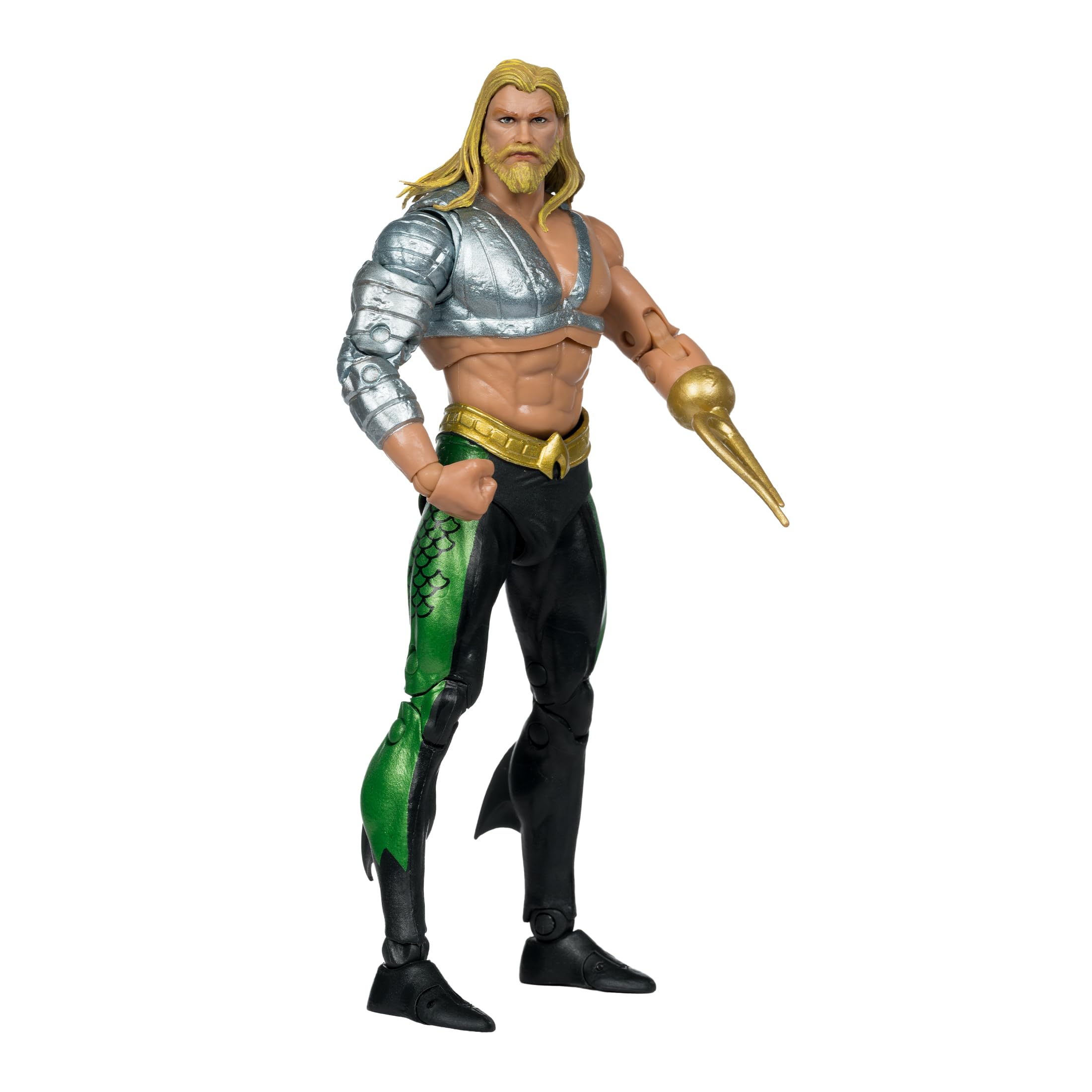 McFarlane DC Multiverse Aquaman JLA action figure 7" tridente