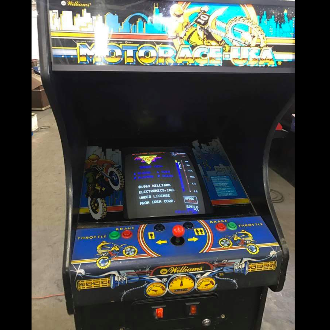 Arcade Story Motorace USA 1983 Irem cabinato moto corse