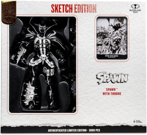 McFarlane Spawn with Throne Sketch Edition Action Figure SDCC 2023