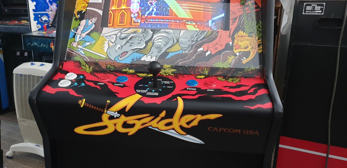 Arcade Story Picchiaduro Strider cabinato arcade 1989