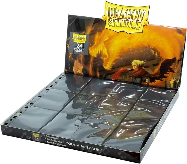 TS Collezionismo Dragon Shield Pagine 24 Tasche Clear 50pz