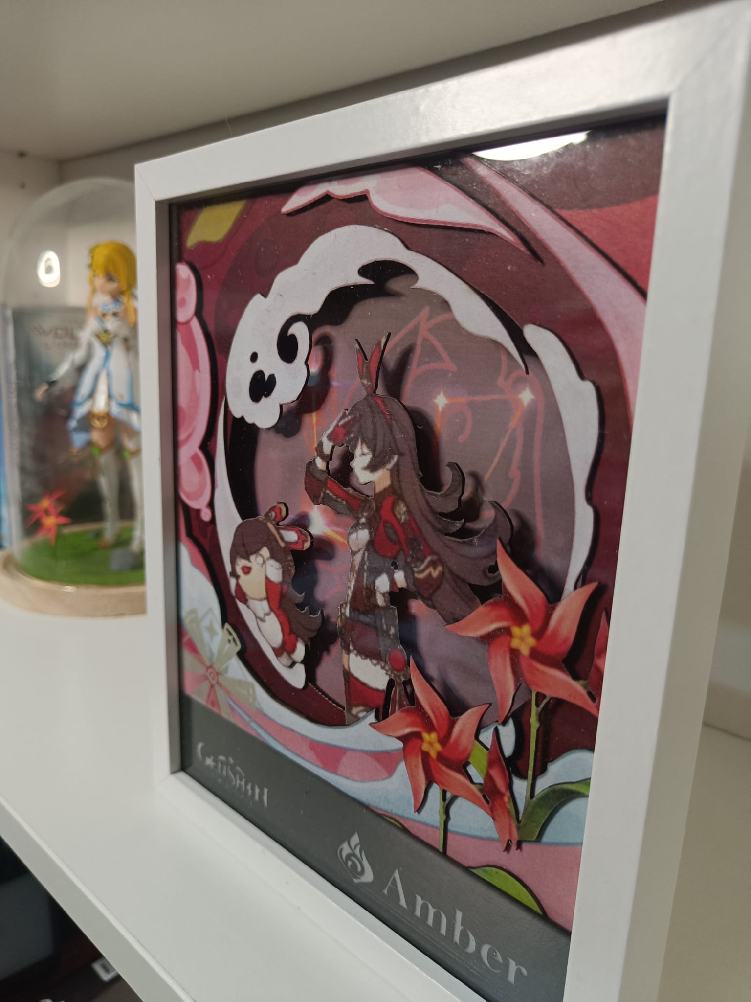 L'Atelier di Zelda Mondi di Luce Amber Lightbox Genshin Pyro