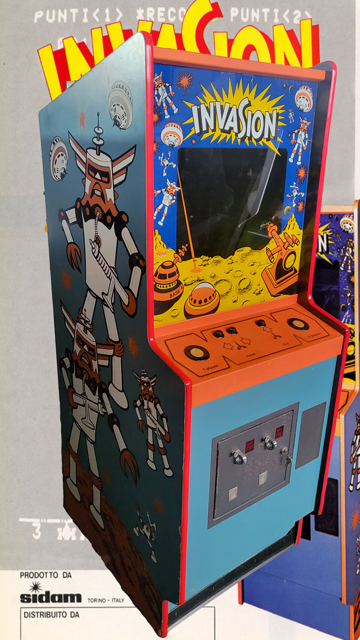 Arcade Story Arcade Invasion SIDAM Cabinato Arcade 1979