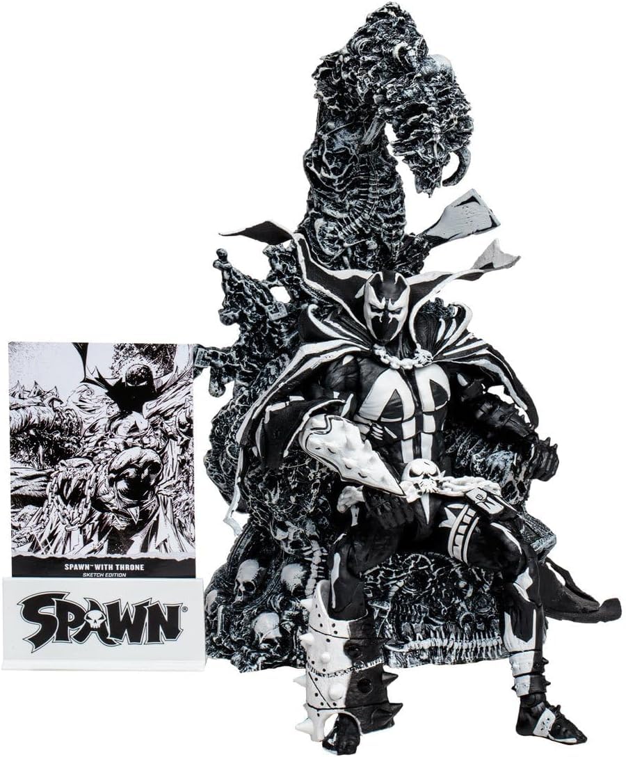 McFarlane Spawn with Throne Sketch Edition Action Figure SDCC 2023