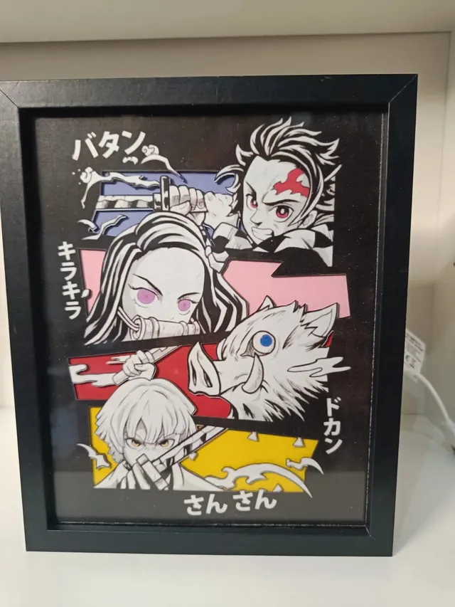 L'Atelier di Zelda Mondi di Luce Demon Slayer Lightbox anime