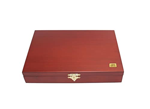 Safe Müzkoffer 5787 Valigia Monete Legno 72 Capsule 2 Euro