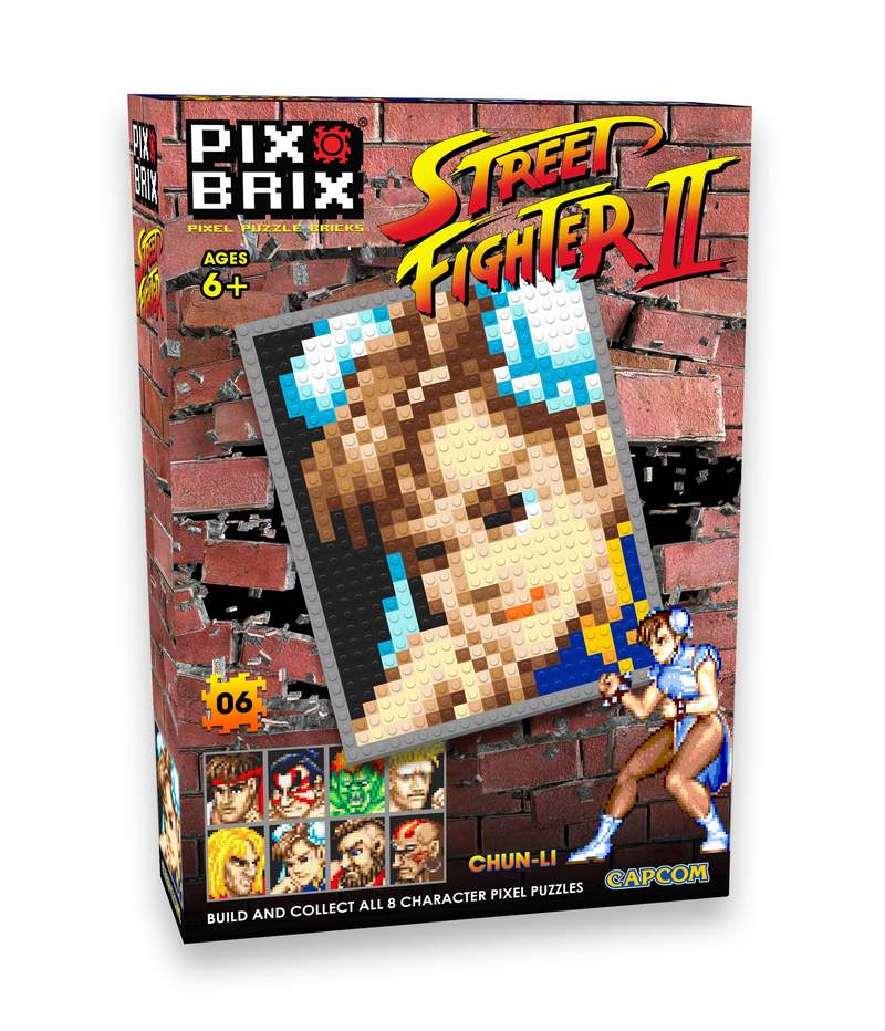 Arcade Story Pix-Brix Chun Li Street Fighter 2 puzzle 768 pezzi