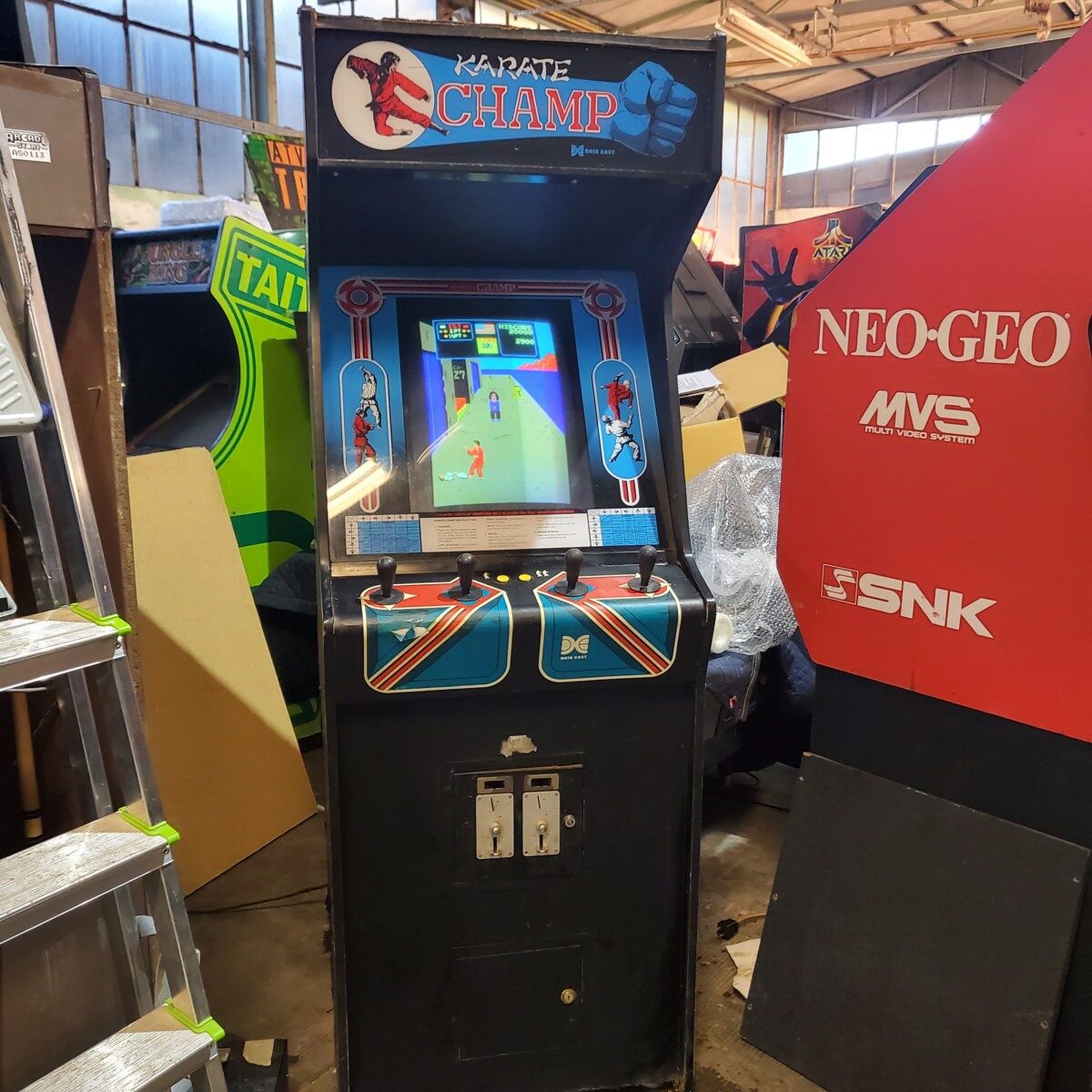 Arcade Story Picchiaduro Karate Champ cabinato 4 joystick