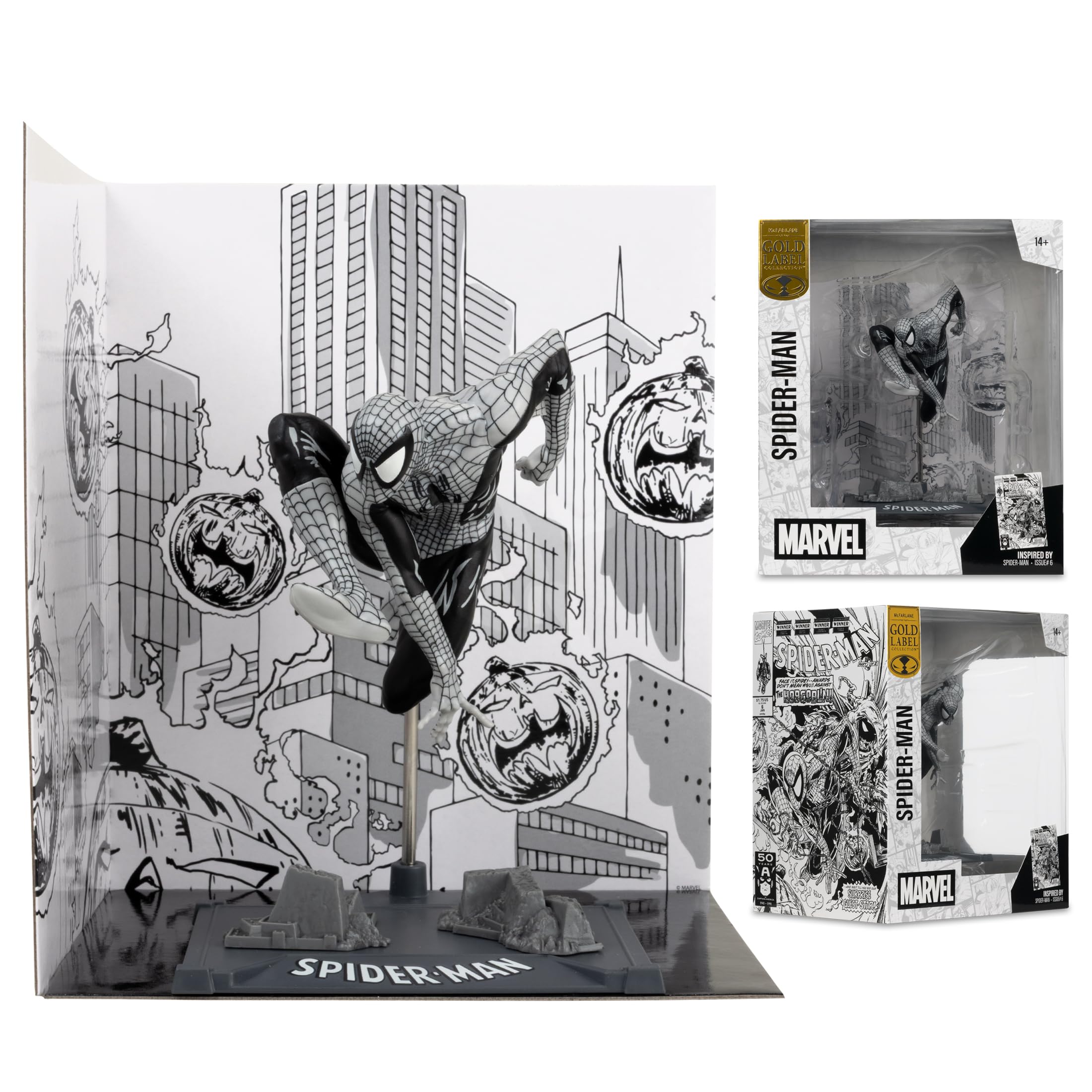 McFarlane Marvel Spider-Man #6 Linea Art statua PVC 10 cm