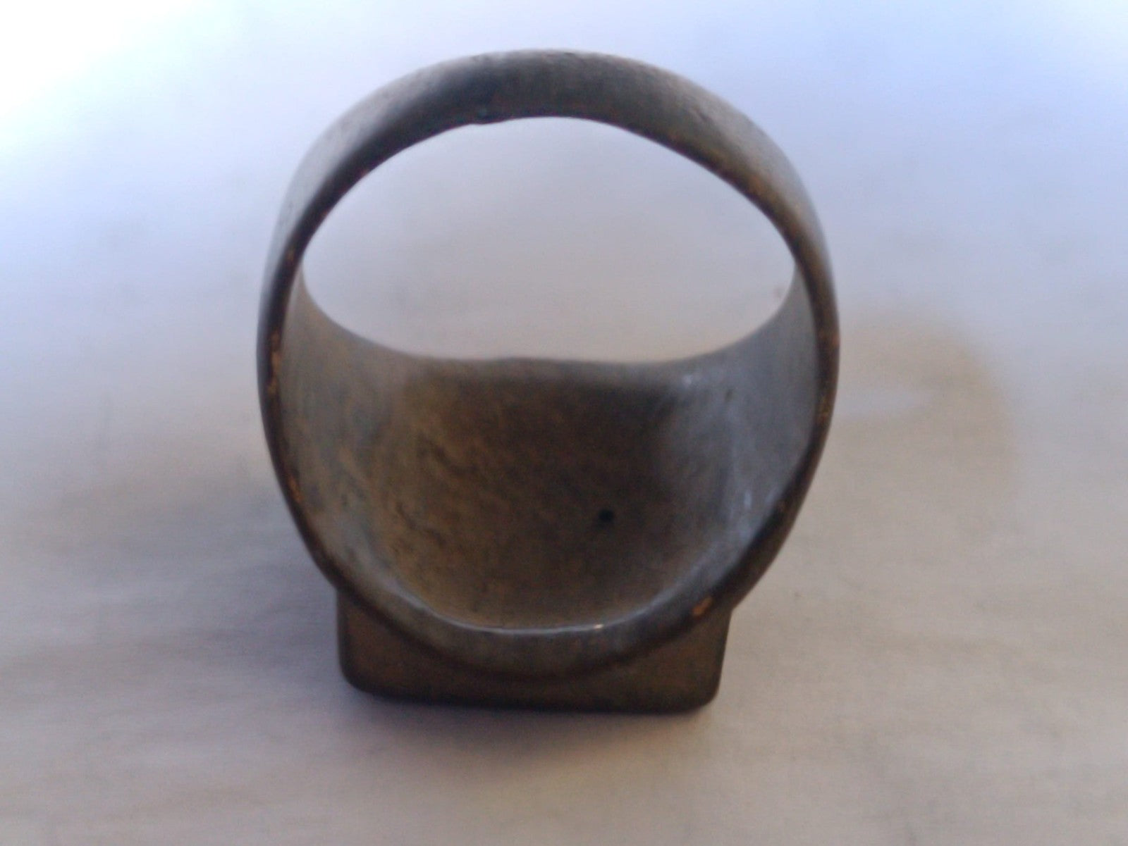 TS Collezionismo Antiquariato Anello medievale anello bronzo misura 15
