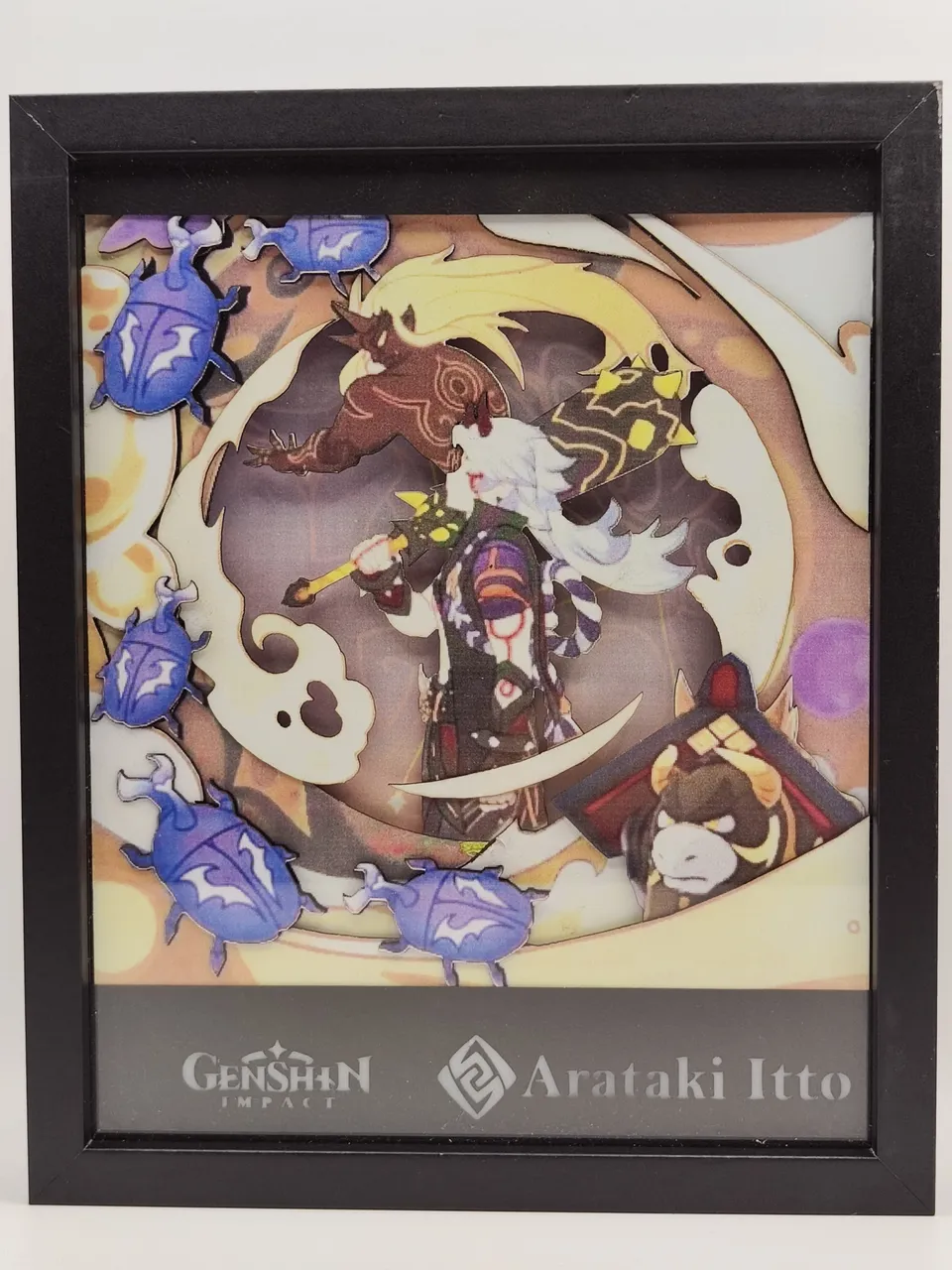 Mondi di Luce Genshin Impact Arataki Itto Lightbox LED