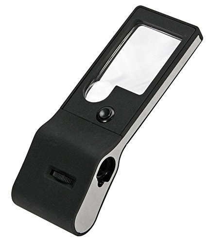 SAFE Lente multifunzione LED UV 3x 10x microscopio 15x