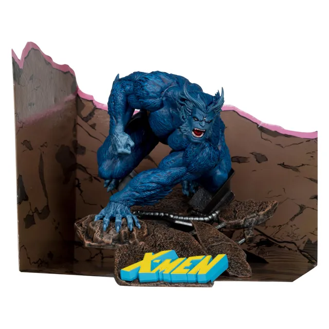 McFarlane Marvel Beast statua 1:10 con scena X-Men #1