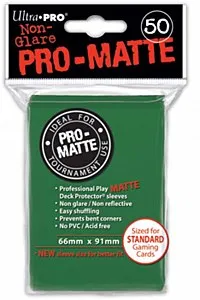 Ultra Pro Bustine Standard 66x91 Pro Matte 50 pz verde