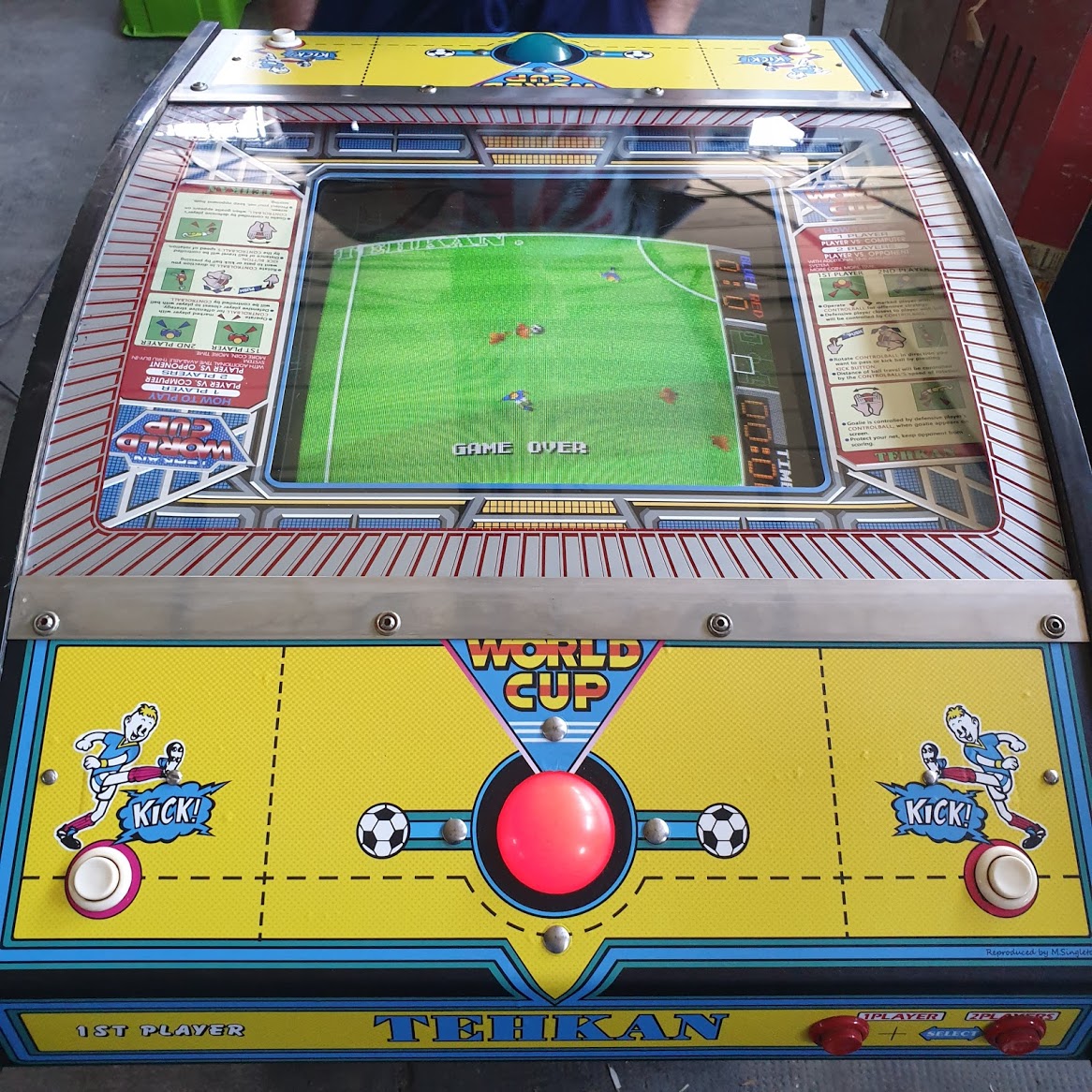 Arcade Story Rari e da Collezione Tehkan World Cup cabinato cocktail
