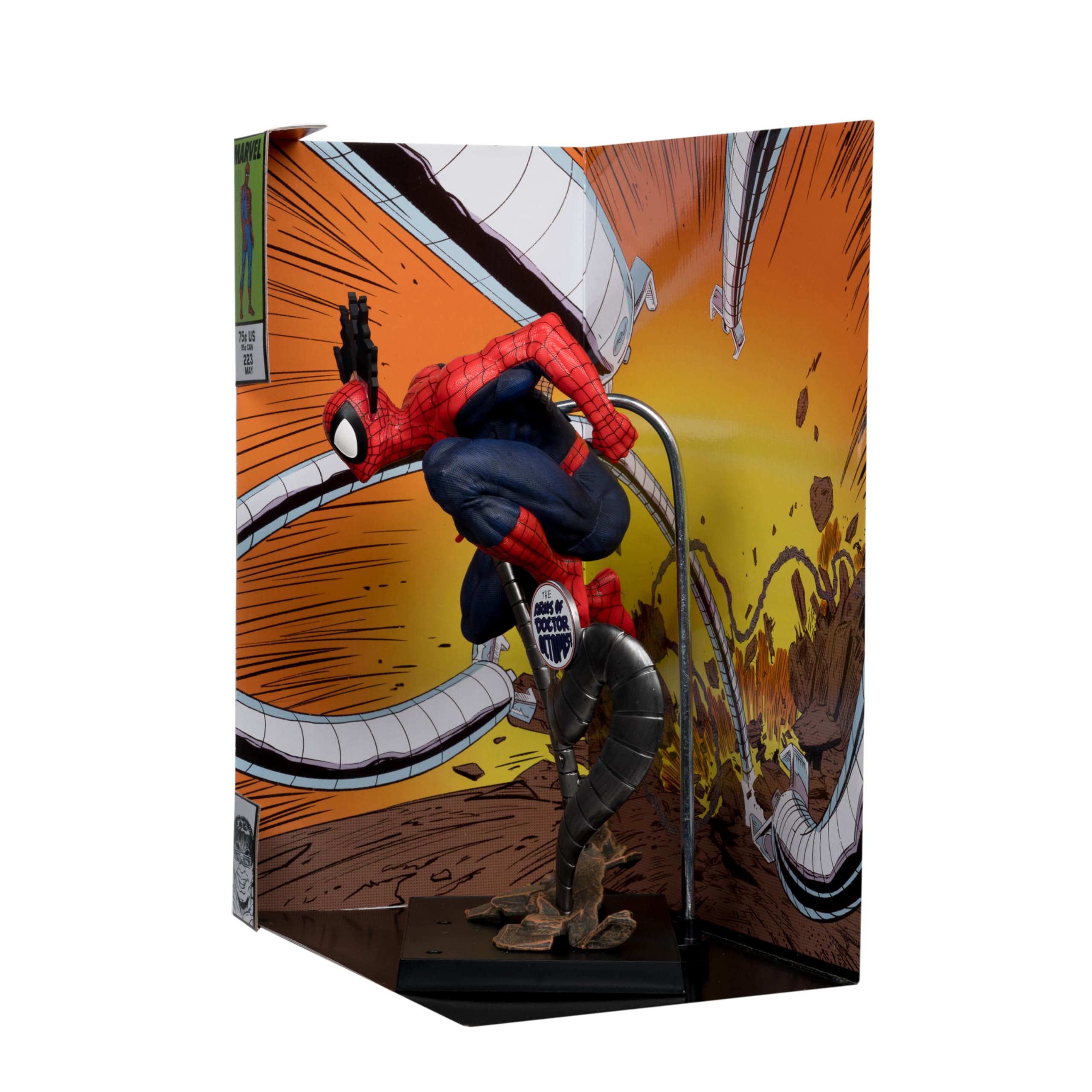 McFarlane Marvel Spider-Man 1:6 figure Tales #223 con fumetto