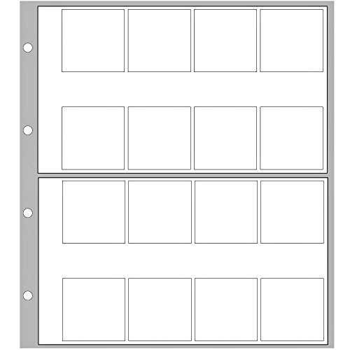 SAFE 8563 foglio monete 16 scomparti 32 mm confezione 5 pezzi