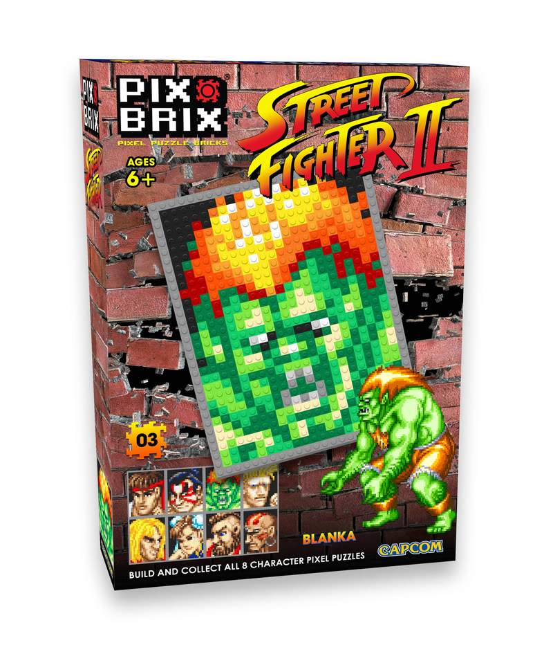 Arcade Story Pix-Brix Blanka Street Fighter 2 puzzle 768 pezzi