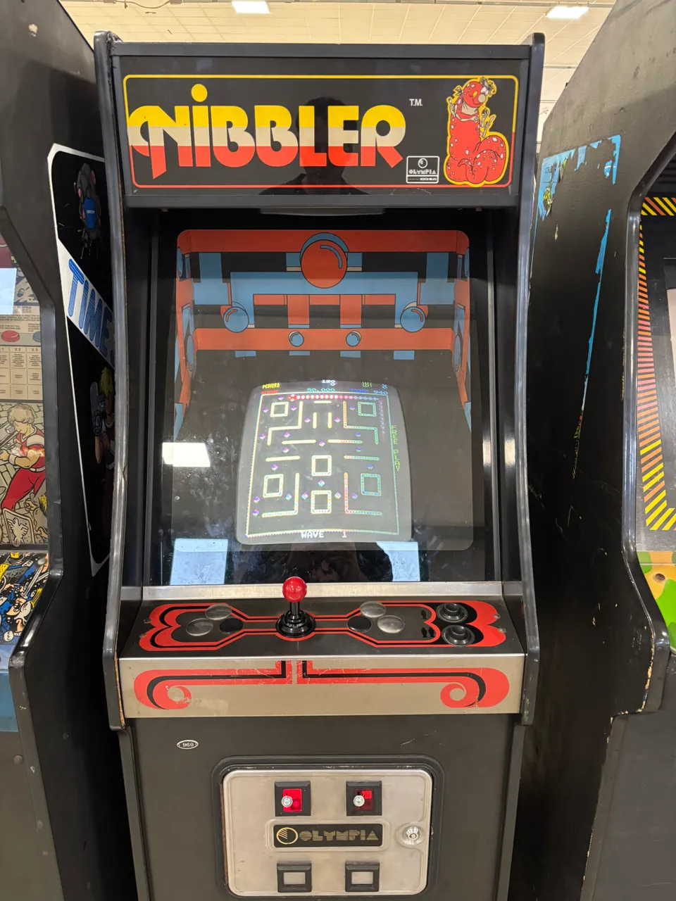 Arcade Story Leggende Arcade Nibbler cabinato arcade verticale 1982