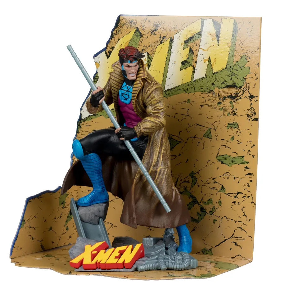 McFarlane Marvel Gambit statua 1:10 scena X-Men #1 con base