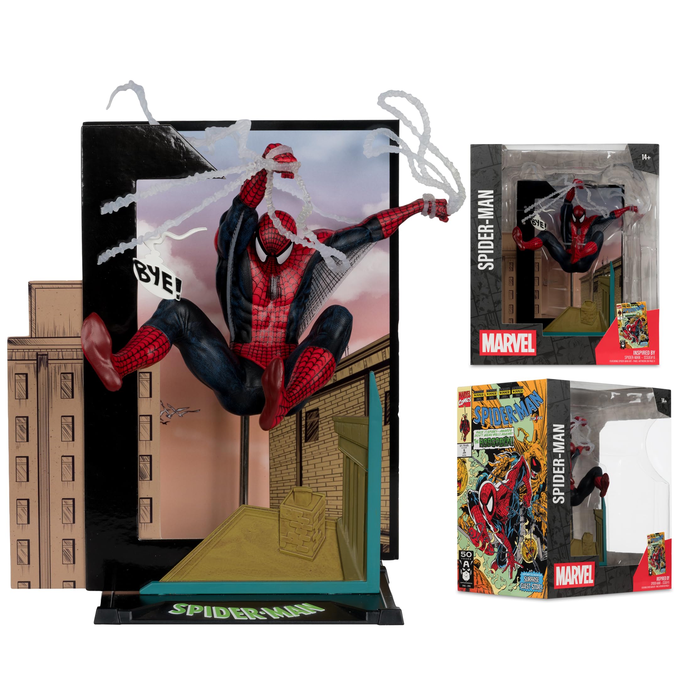 McFarlane Marvel Spider-Man #6 statua 1:10 con scena