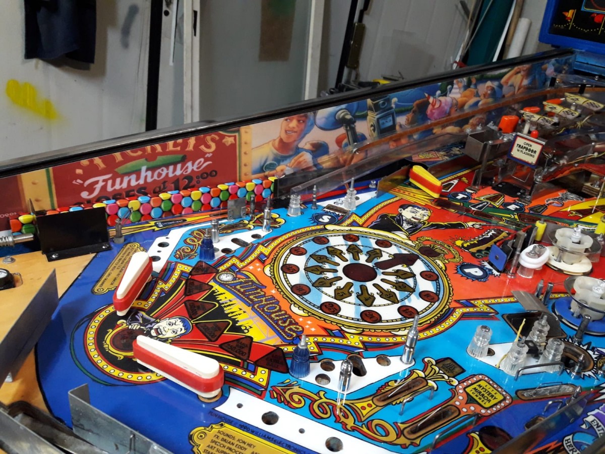 Arcade Story FunHouse Flipper 1990 Williams flipper Rudy