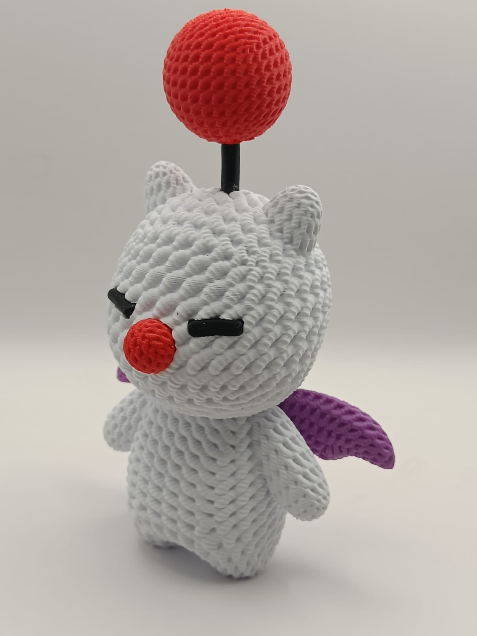 L'Atelier di Zelda Stampe Incantate Moogle statua crochet PLA