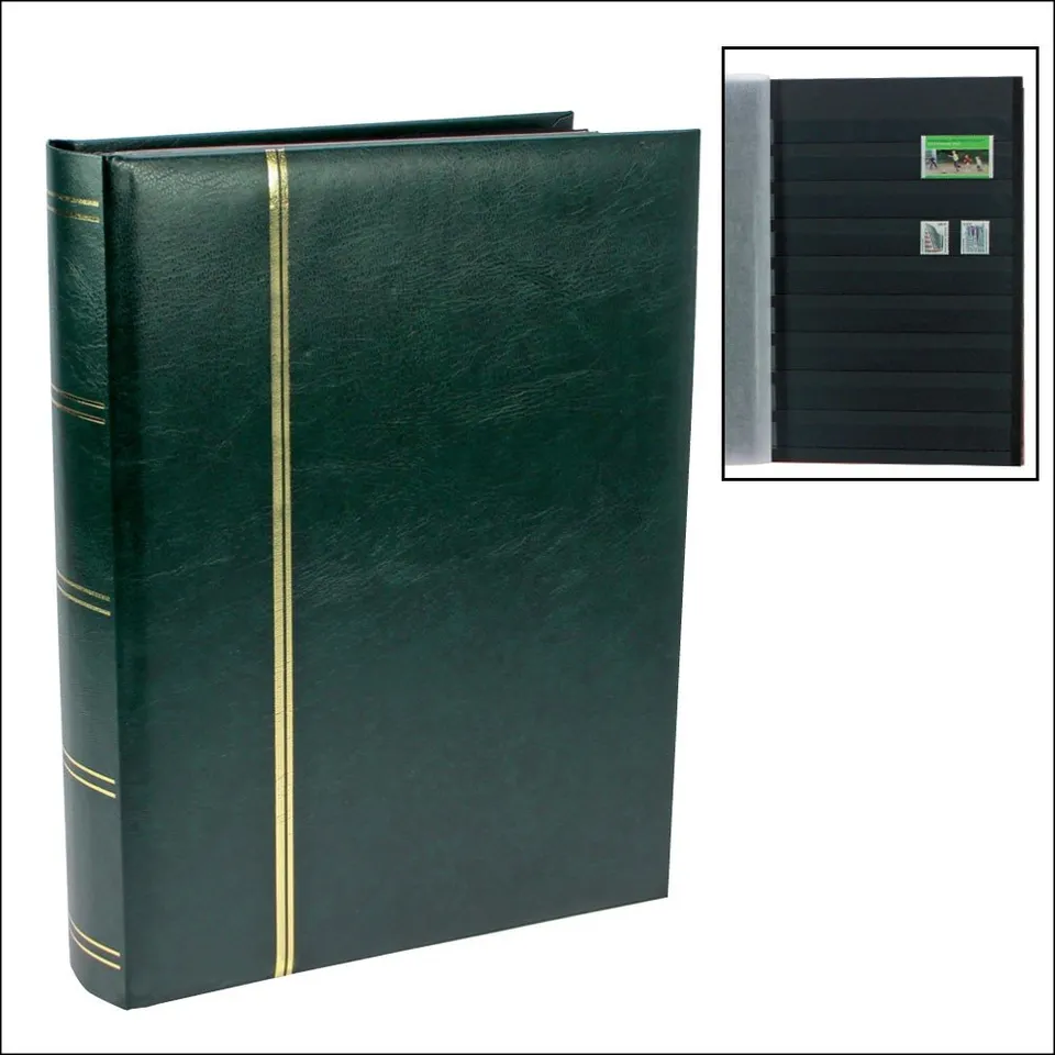 Safe 154 Album francobolli 64 pagine nere pelle