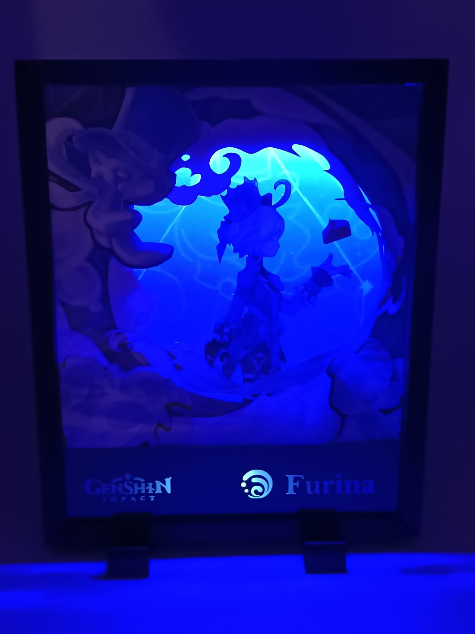 L'Atelier di Zelda Mondi di Luce Furina lightbox blu USB