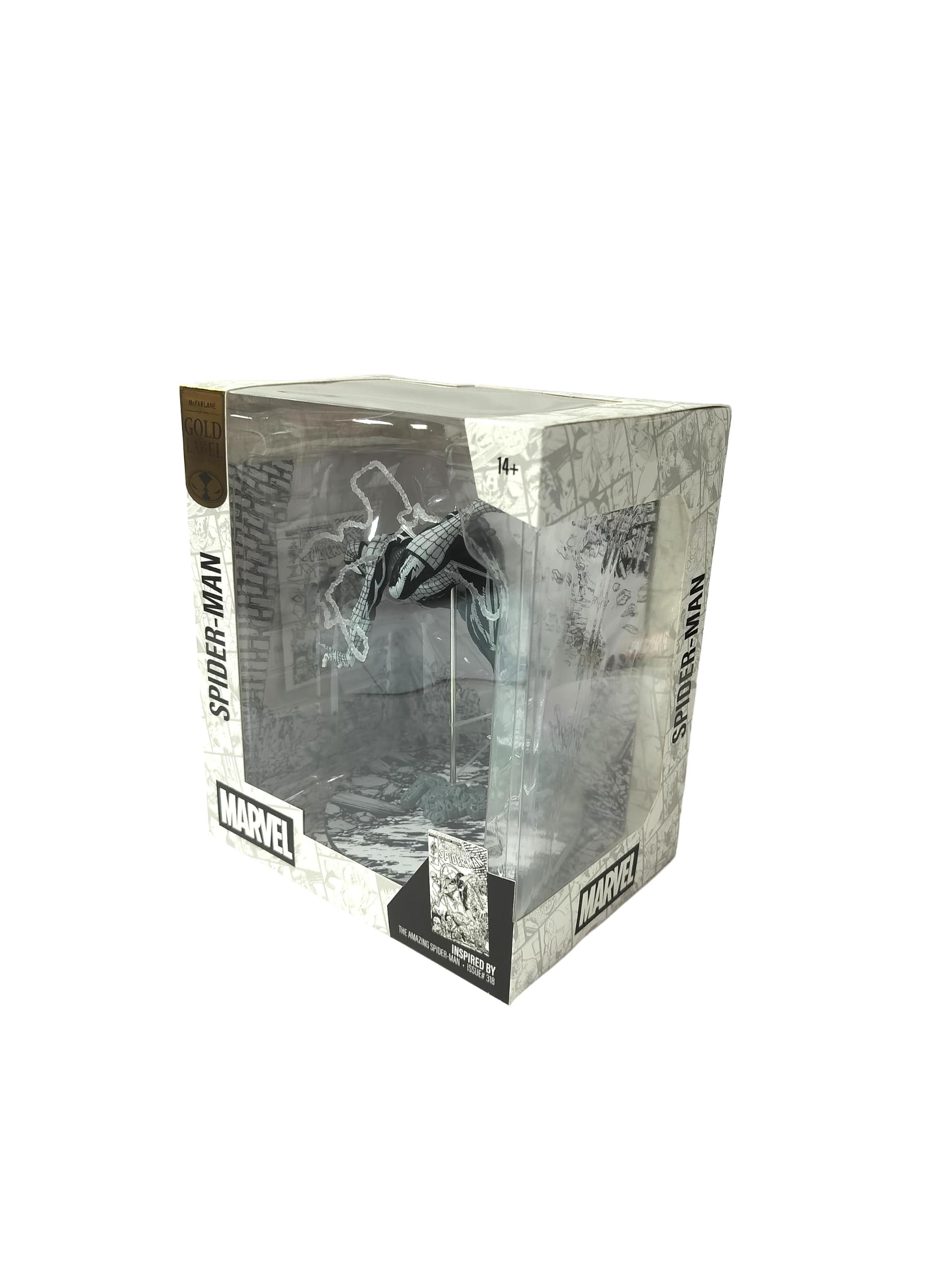 McFarlane Marvel Scorpione statua 1/10 metallico etichetta dorata