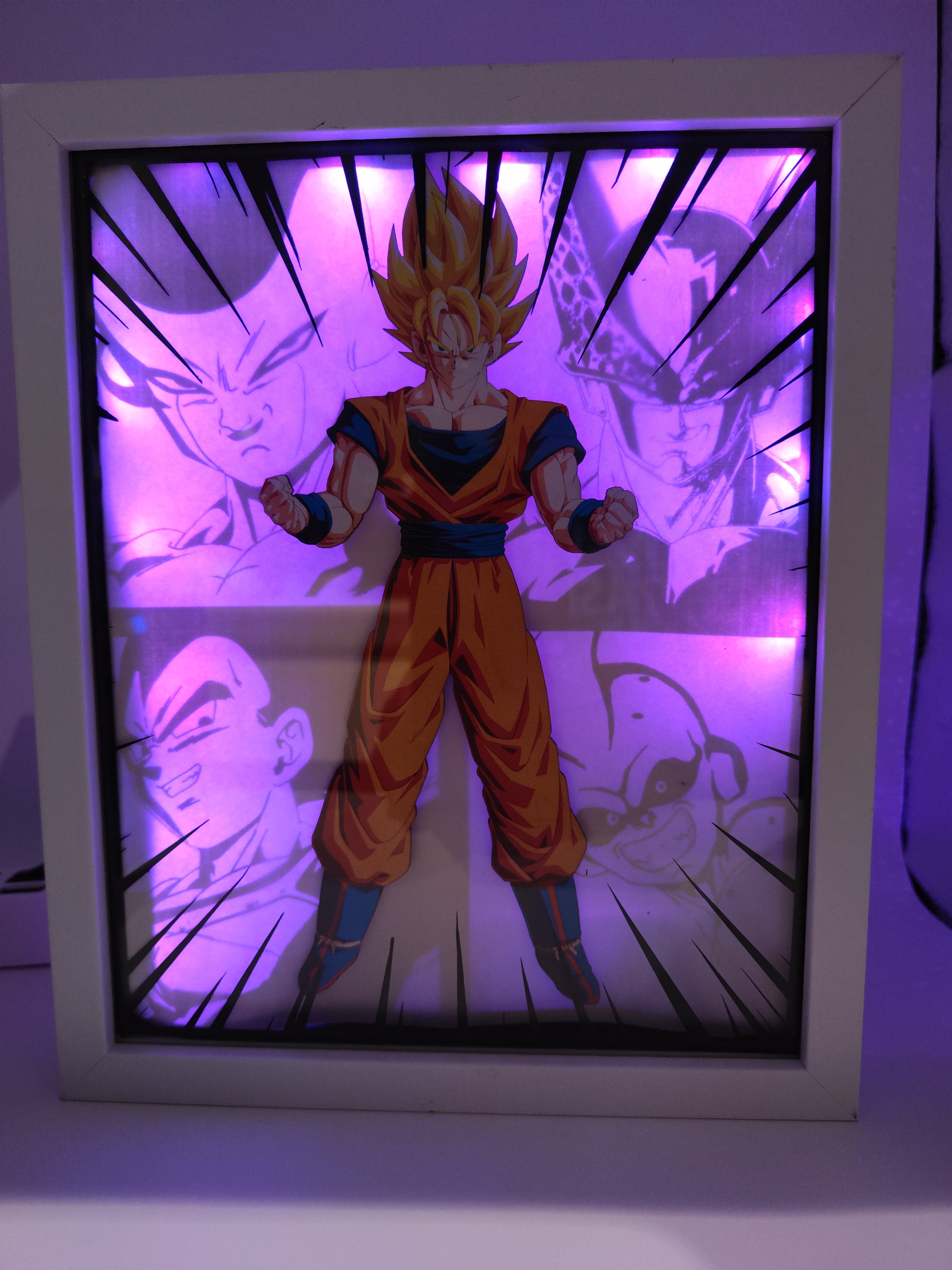 L'Atelier di Zelda Mondi di Luce Goku lightbox RGB USB