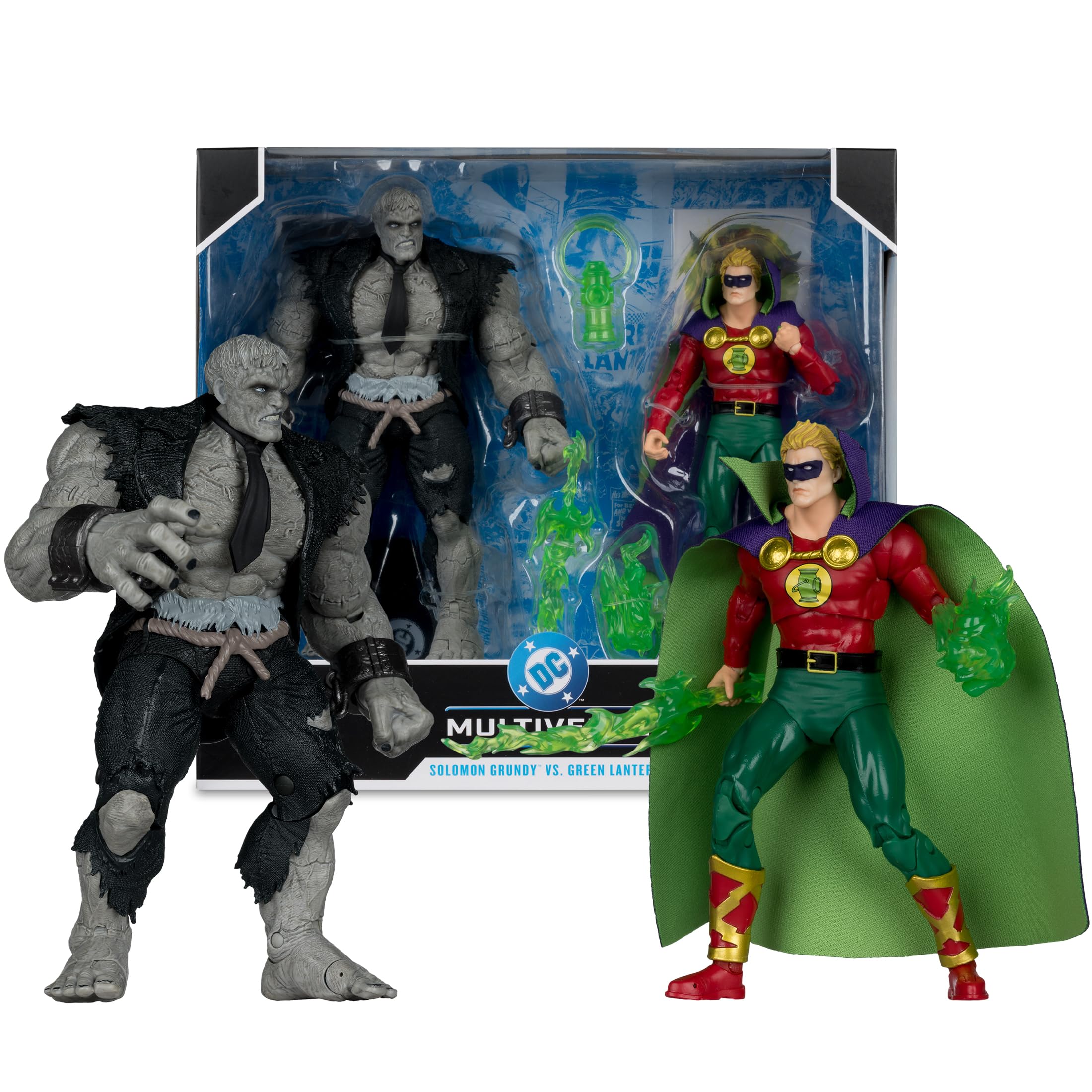 McFarlane DC Multiverse Solomon Grundy vs Lanterna Verde pack 2