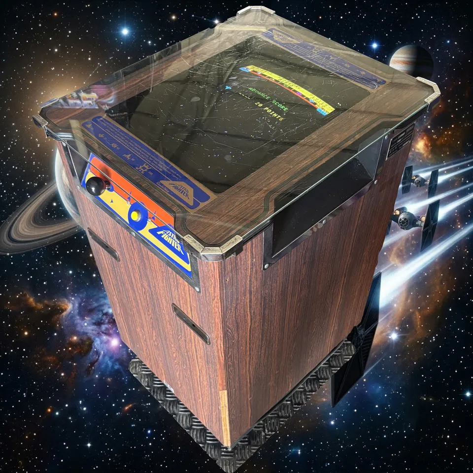 Arcade Story Sparatutto Astro Fighter Cocktail Table tavolino 1980