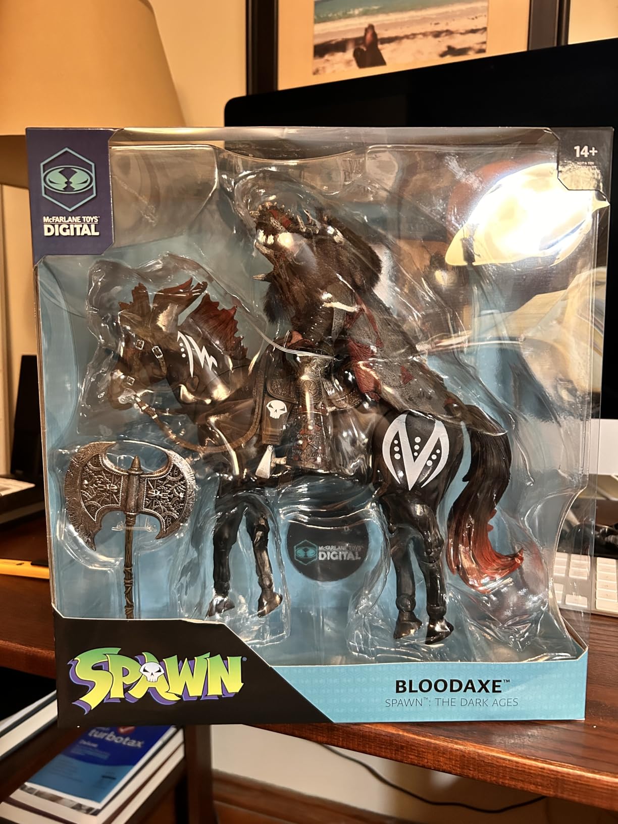 McFarlane Spawn Bloodaxe con cavallo action figure 17,8 cm 2-pack