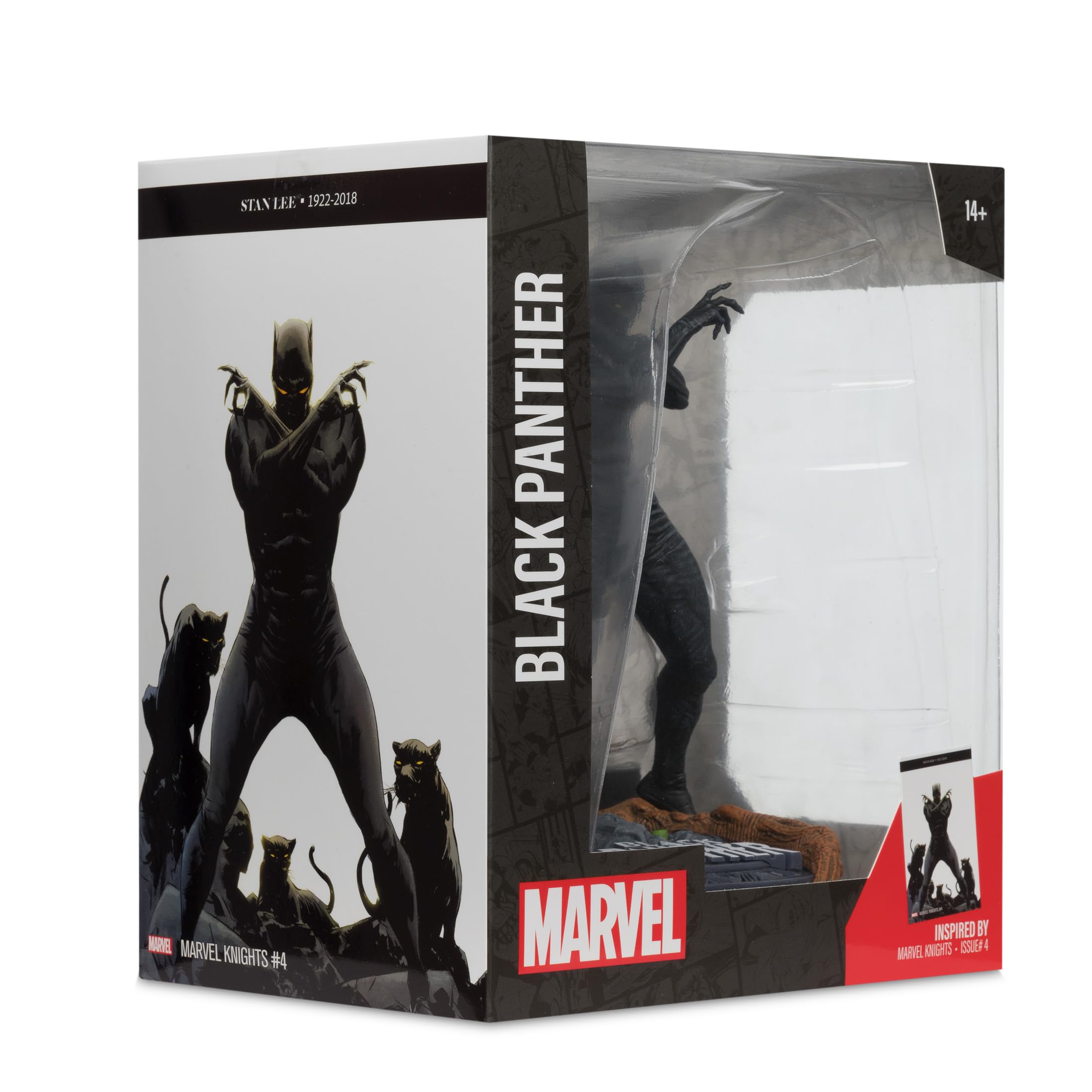 McFarlane Marvel Black Panther Knights #4 statua 1:10 con scena