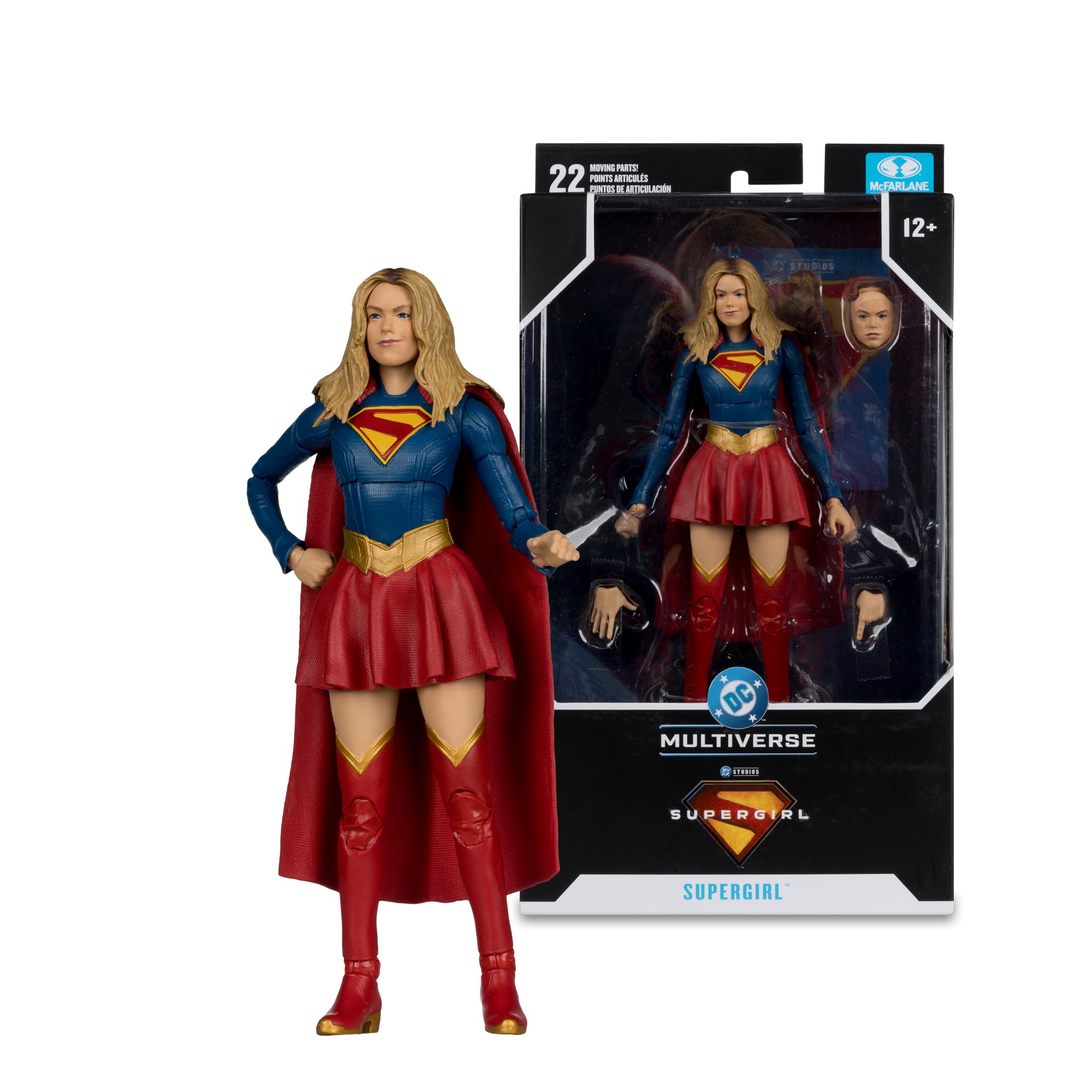 McFarlane DC Multiverse Supergirl Movie action figure 7" piastra extra