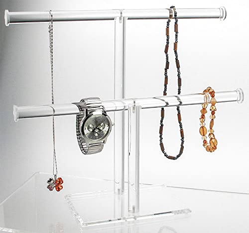 SAFE Präsentationsständer Espositore Gioielli Acrilico 30x26,5cm 2 Livelli