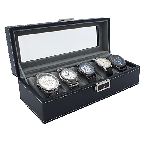Safe Uhren & Schmuck portaorologi 5 orologi velluto beige