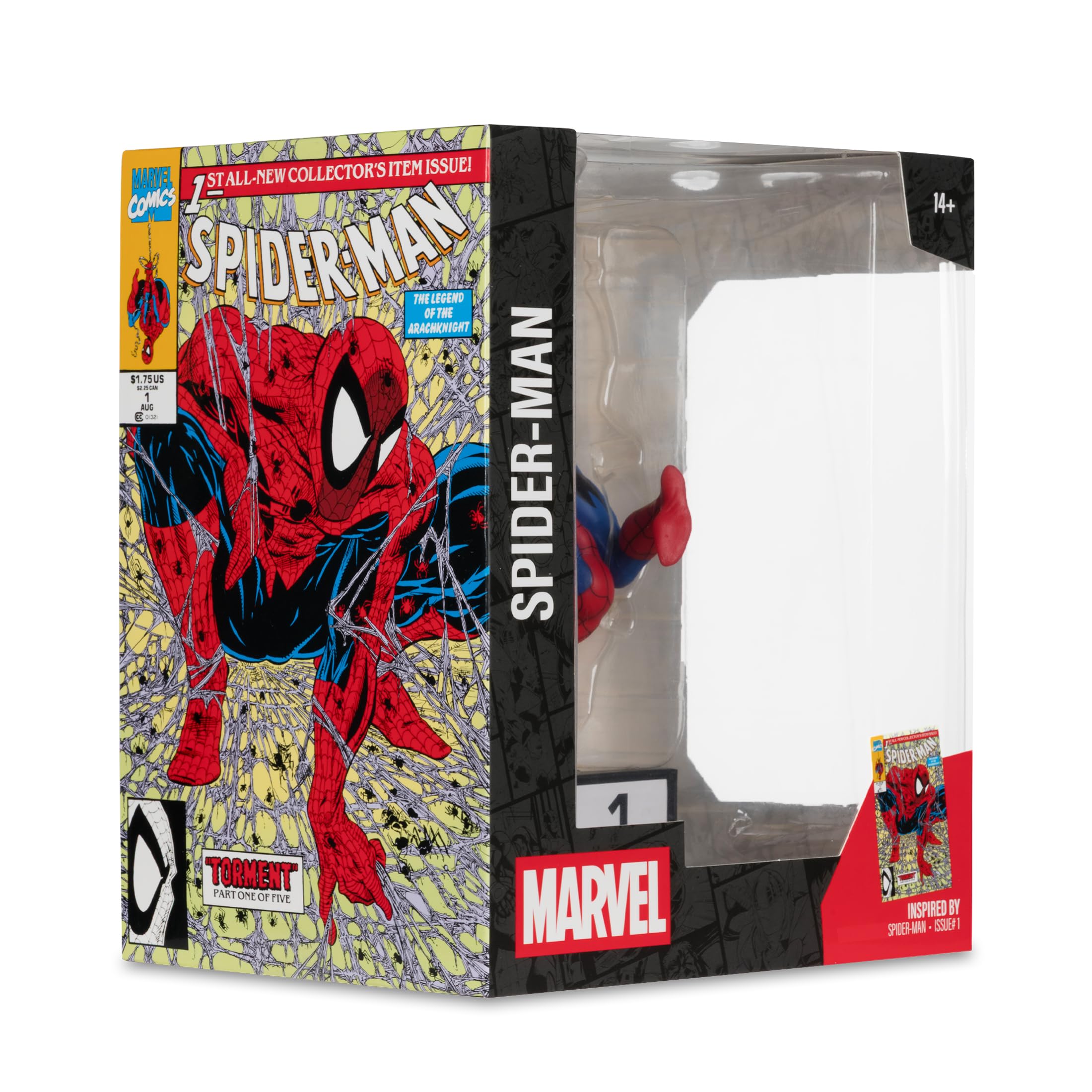 McFarlane Marvel Spider-Man #1 Corner Box statua 1:10 con scena