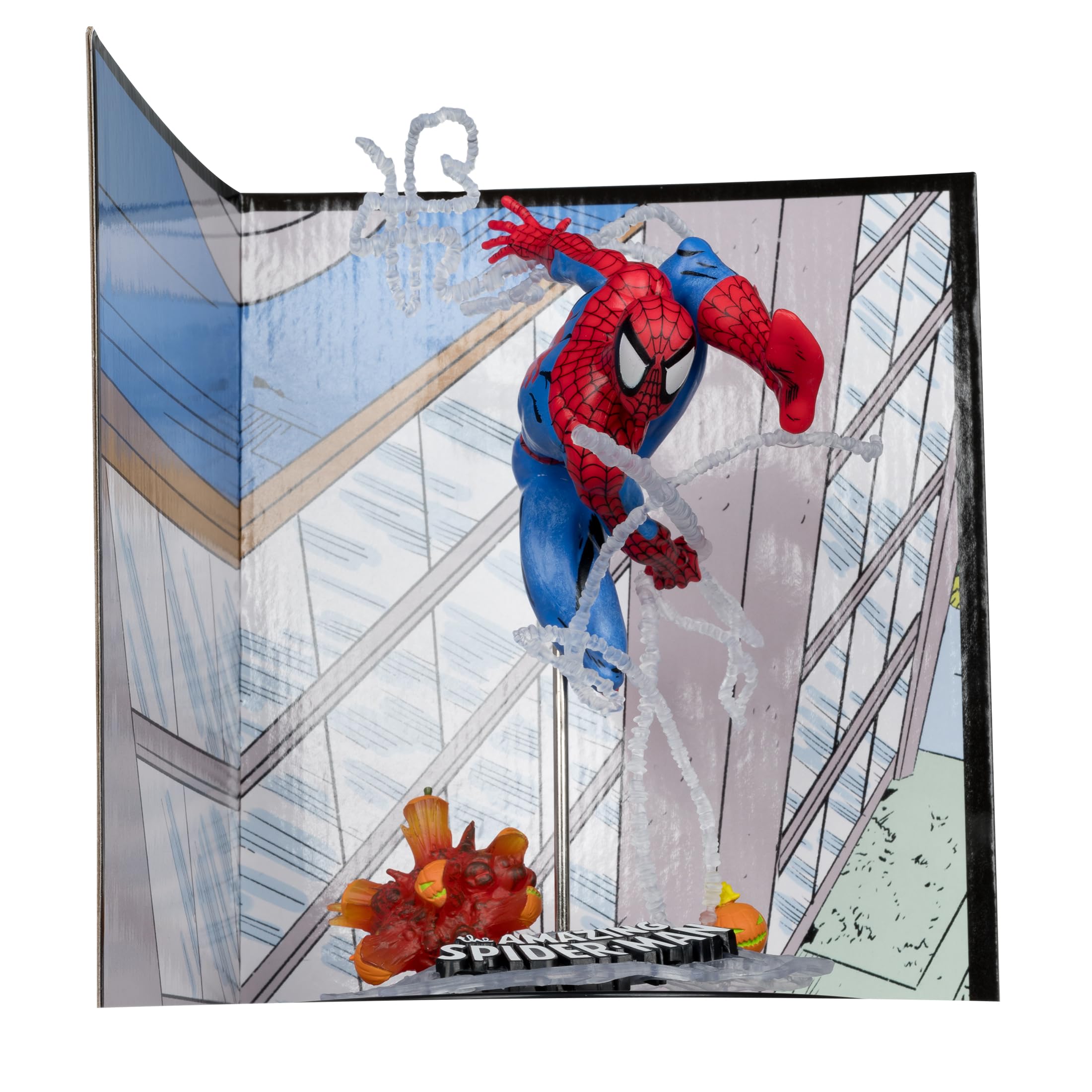 McFarlane Marvel Spider-Man 1:10 Statua #302 con Scena base
