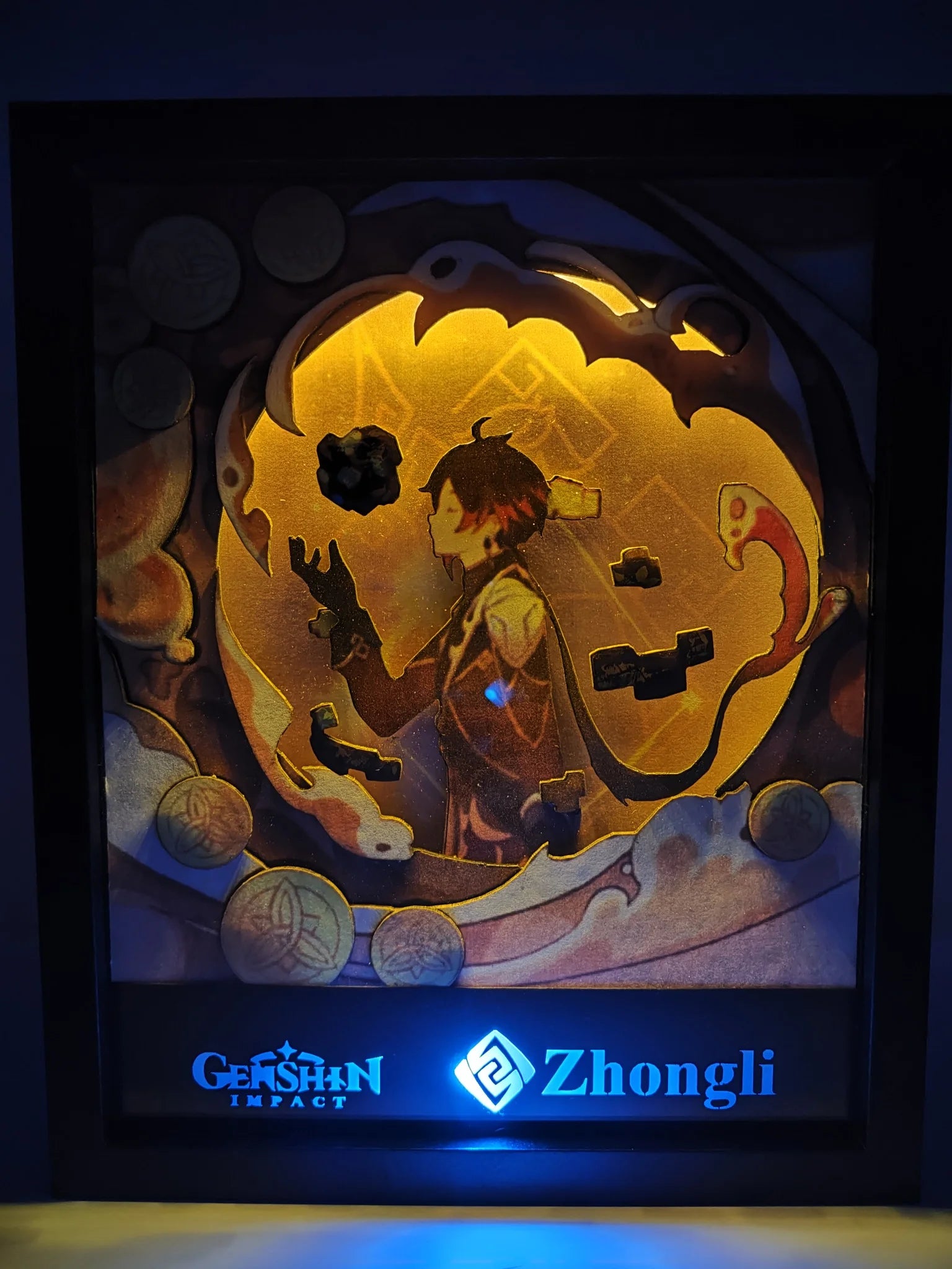 L'Atelier di Zelda Mondi di Luce Zhongli lightbox LED