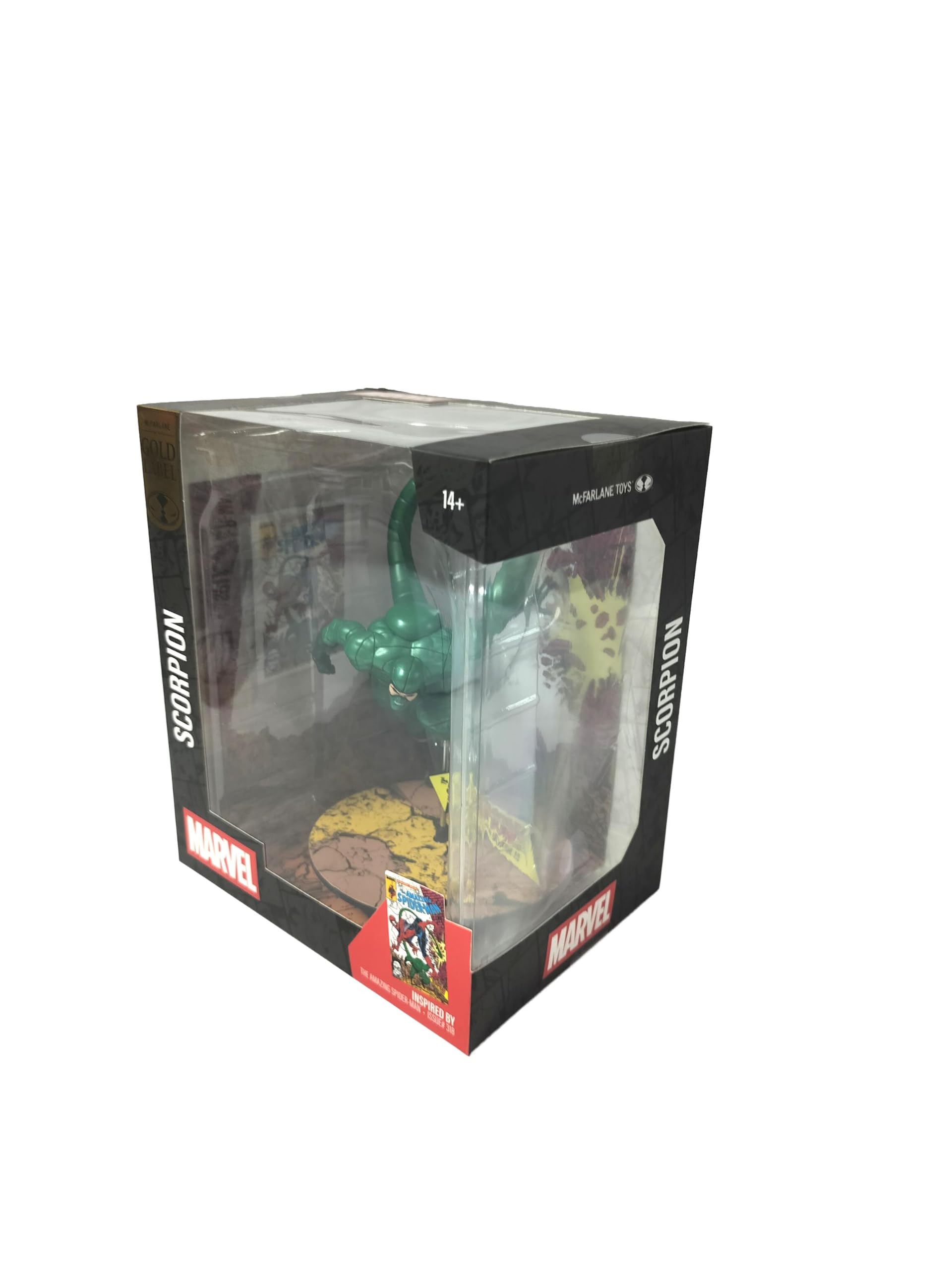 McFarlane Marvel Spider-Man #318 Linea Art Statua 1/10 Gold
