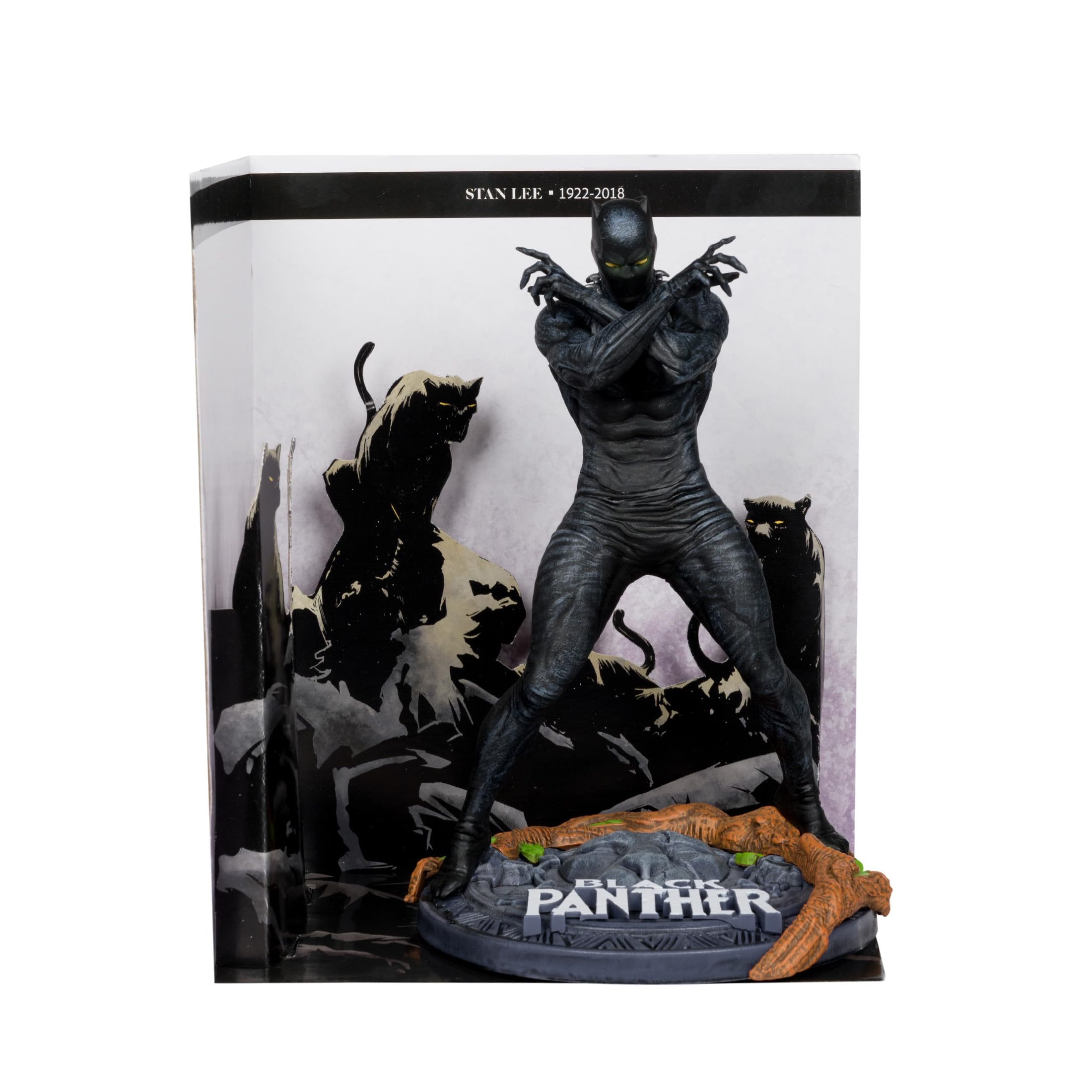 McFarlane Marvel Black Panther Knights #4 statua 1:10 con scena