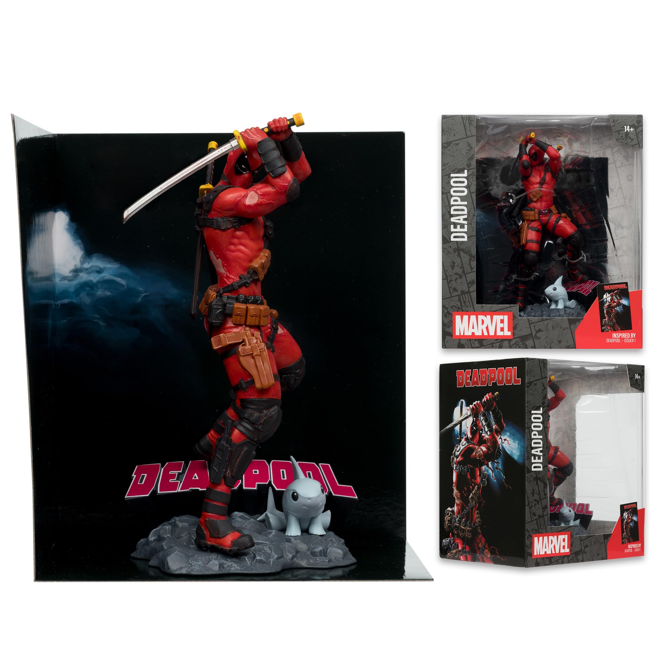 McFarlane Marvel Deadpool 1:10 statua con scena Deadpool #1