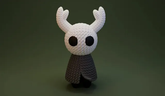 L'Atelier di Zelda Stampe Incantate Hollow Knight statua crochet