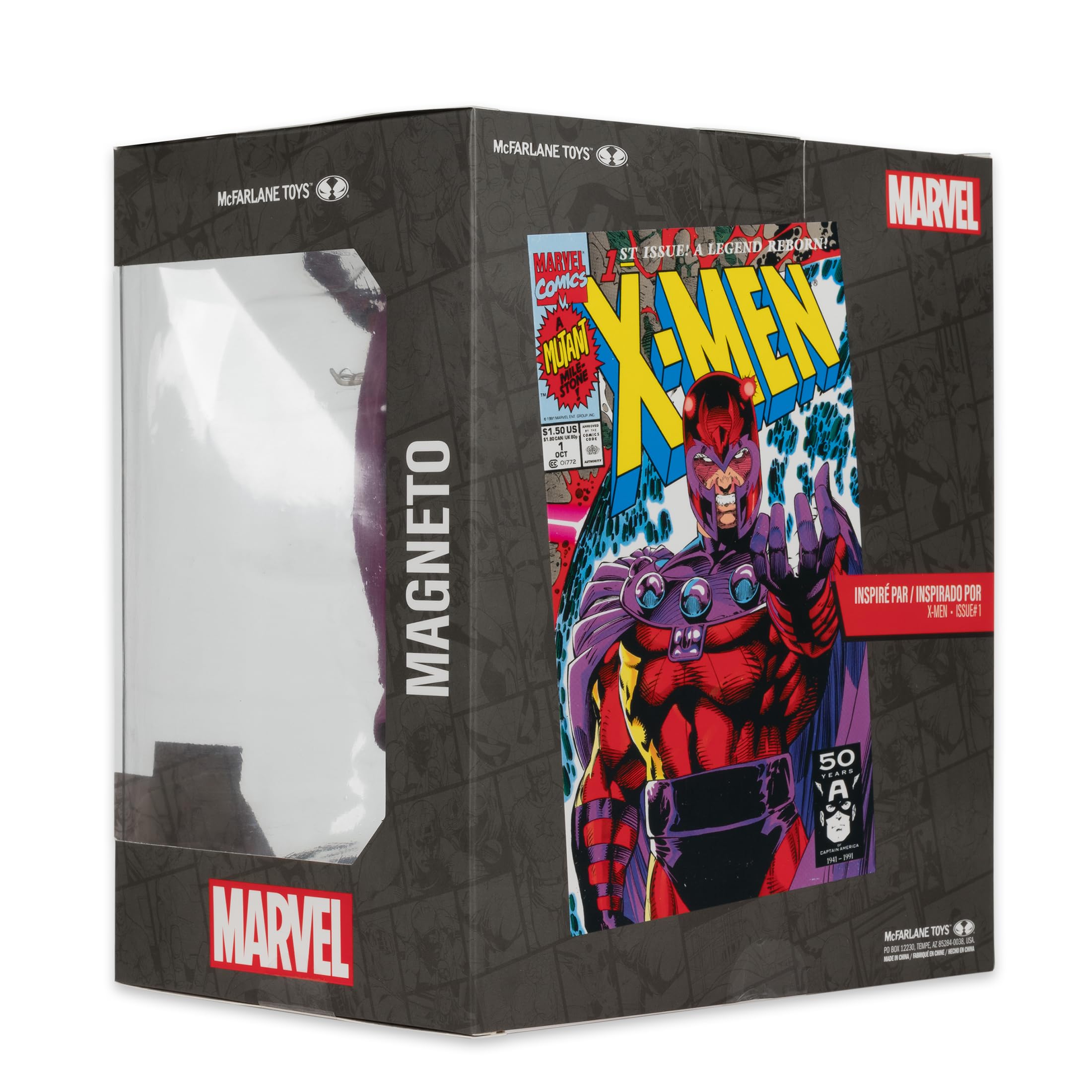 McFarlane Marvel Magneto X-Men #1 statuetta 1:10 con scena