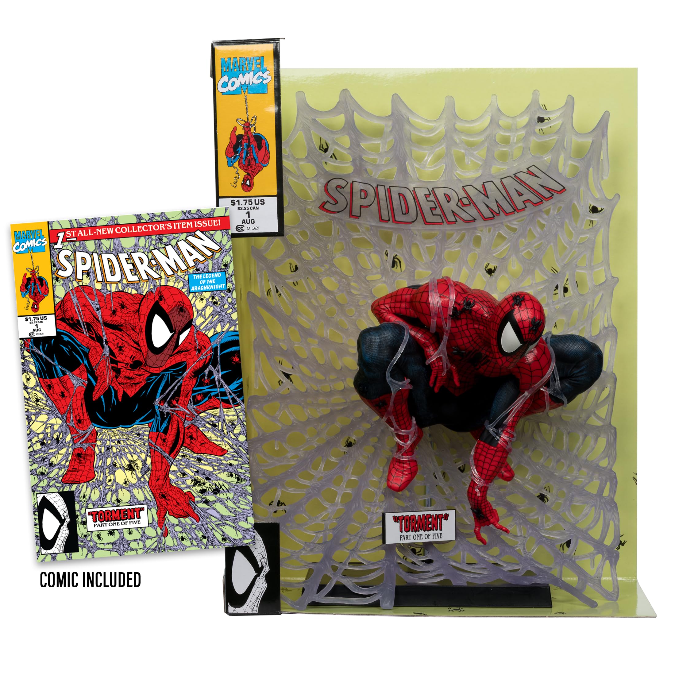 McFarlane Marvel Spider-Man 1:6 figure Spider-Man #1 fumetto