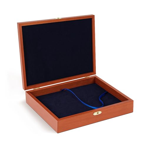 Safe 5894 Cofanetto Monete Legno 105 Pezzi 2 Euro Velluto Blu